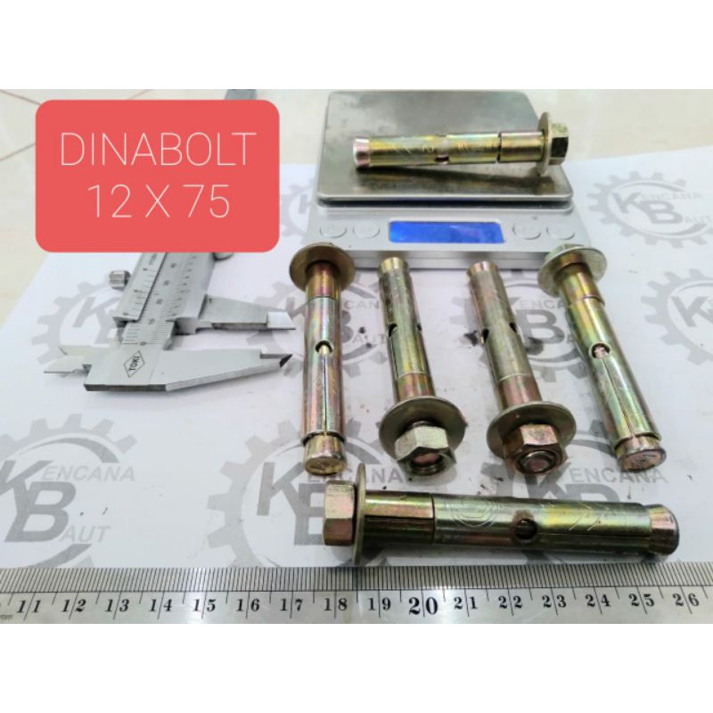 DINABOLT 12 X 75 / DYNABOLT 12 X 75 / BAUT TANAM 12 X 75