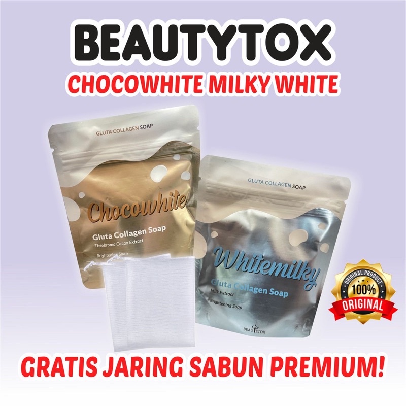 [BUY 1 GET 1 GIFT] SABUN BEAUTETOX GLUTA COLLAGEN FREE JARING