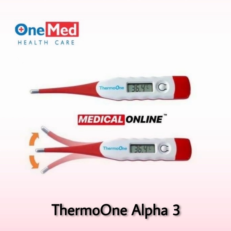 THERMOMETER DIGITAL ALPHA 3 ONEMED THERMO ONE TERMOMETER MEDICAL ONLINE