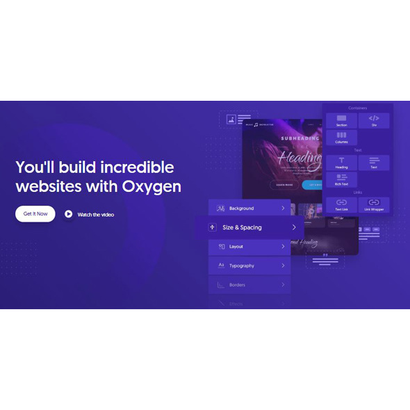 Oxygen  - The Ultimate Visual Site Builder