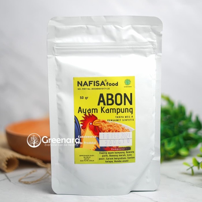 

ABON- ABON NAFISA ORGANIK NON MSG / ABON BAYI / MAKANAN MPASI ANAK - TUNA MANIS -MAKANAN-KERING.