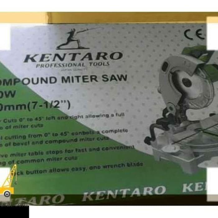 MESIN POTONG ALUMINIUM KAYU MITER MITTER SAW KENTARO BONUS MATA