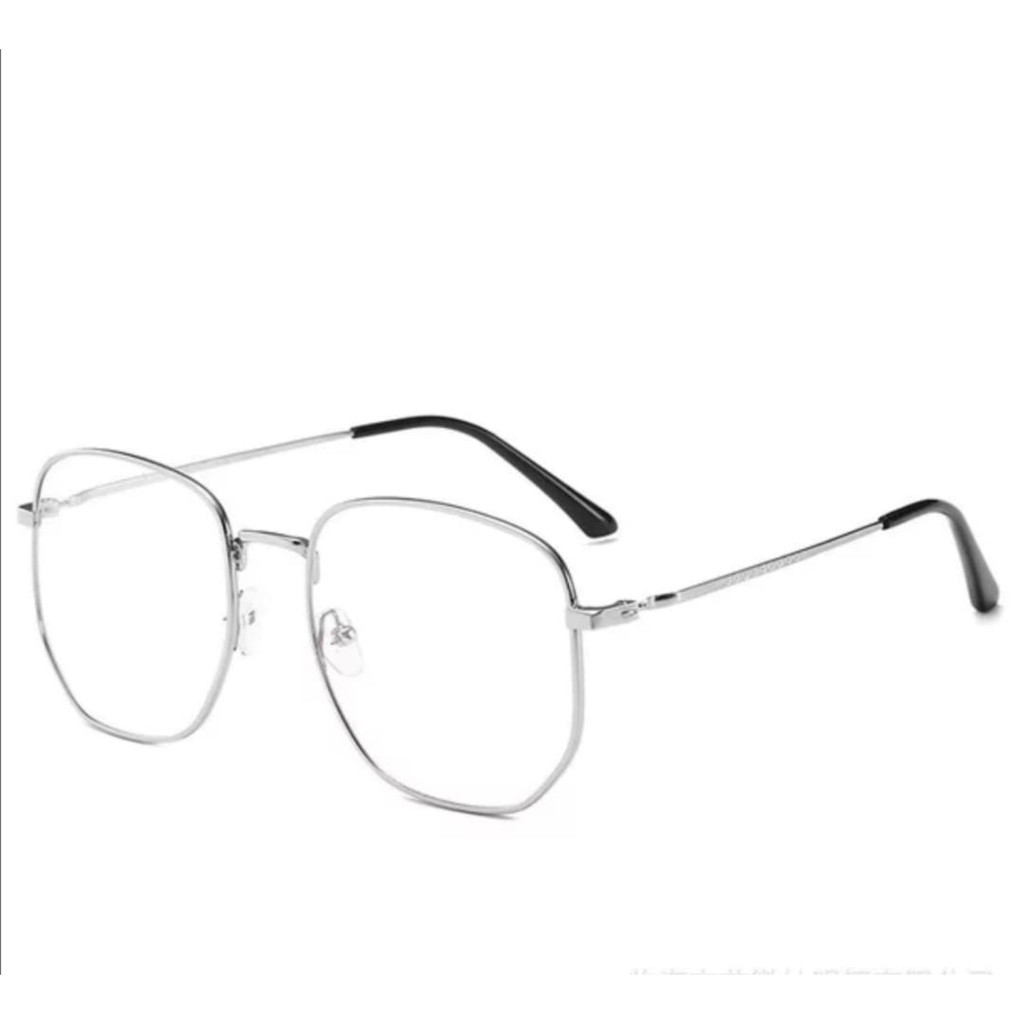 (FY)COD TERMURAH!!Kacamata Import kacamata Baca Frame Anti Radiasi Metal Gaya Retro  Pria / Wanita