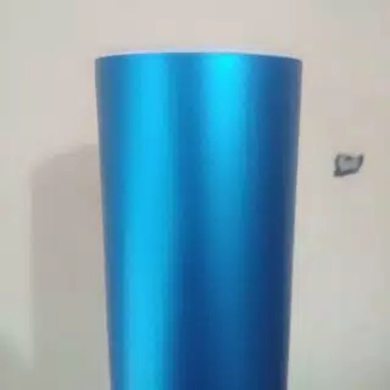 Stiker biru muda/stiker chrome doff/ stiker infinity