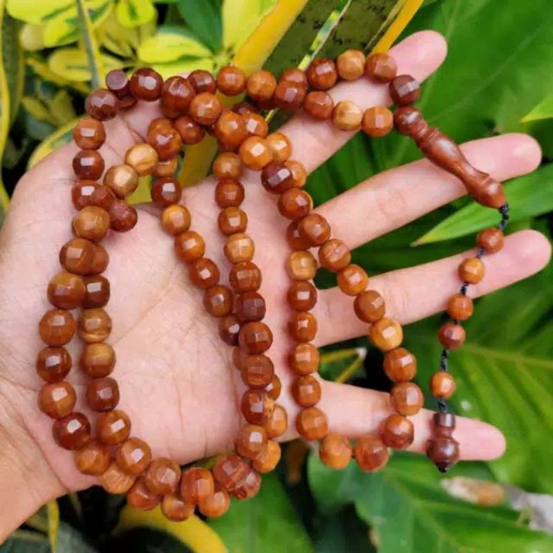 Tasbih kokkah kaukah 100%asli kayu kaokkah kokka turqi diameter 8,5mm