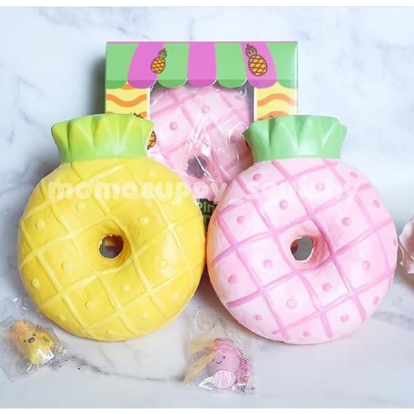 PROMO jumbo pineapple donut Squishy Licensed by punimaru (ORIGINAL)