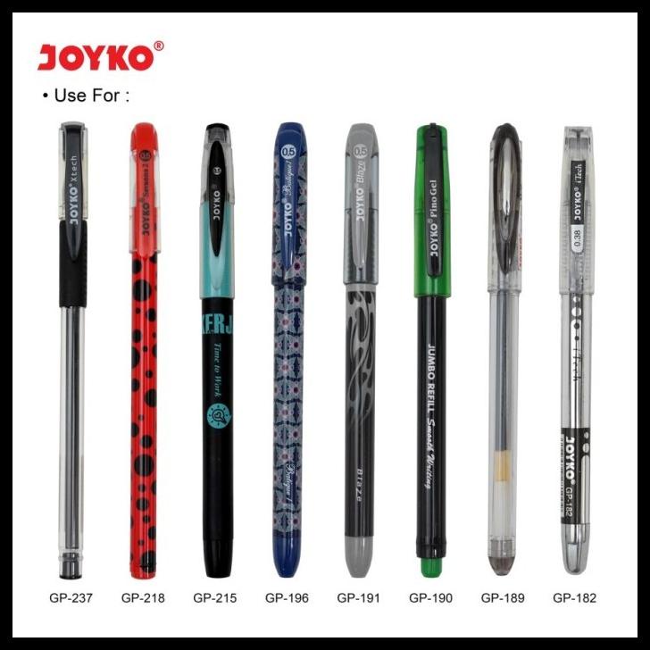 

0.5 Refill Gel Pen Joyko Gpr-263 Isi Ulang Gp-266 Gp266 Atk1165Jy