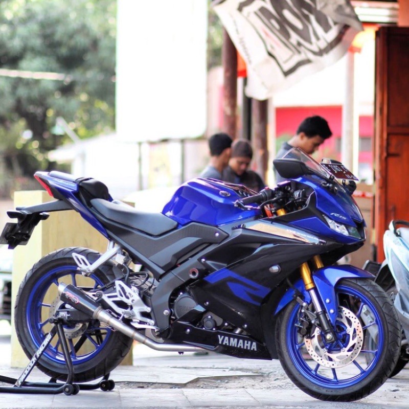 KNALPOT PROLINER SHORT CARBON CBR/CB/R15V2V3/GSX/VIXION/MXKING/SONIC/SUPRAGTR FULLSYSTEM ORIGINAL