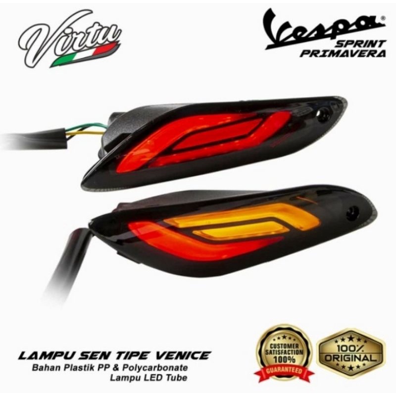 Lampu sein LED JPA virtu Vespa sprint Primavera tipe Venice - Charmoto