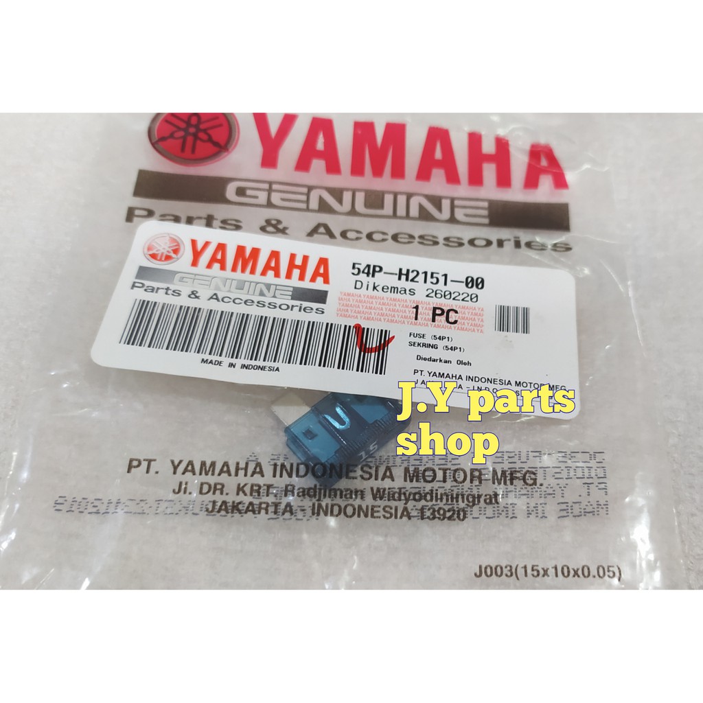 FUSE SIKRING SEKRING TANAM TANCAP BESAR  15A 15 A MIO J Z M3 SOUL GT FINO FI XRIDE 115 - VIXION NEW BK8 NVL NVA JUPITER Z1 ORIGINAL YGP 54P-H2151-00