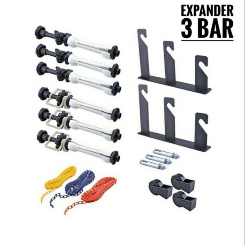 Expander set Manual chains kits bacground support 3 roller