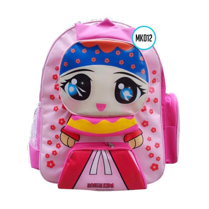 Tas Sekolah Ransel Anak SD Bag Backpack Back Pack Muslim Kids Karakter Strawberry MK 12
