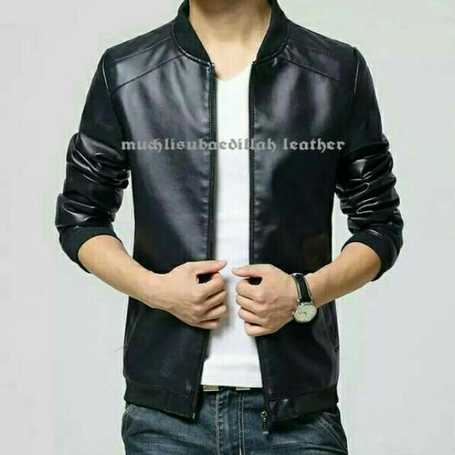 Jaket semi kulit pria M74