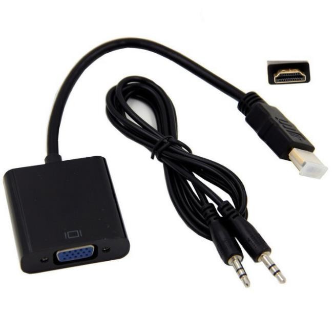 Converter Adapter HDMI Male to VGA Female High Quality With Audio