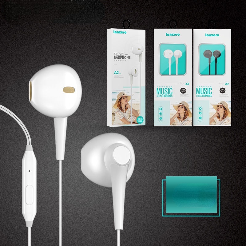 Earphone In Ear Sport Universal Dengan Kabel Jack 3.5mm Untuk Handphone / Komputer