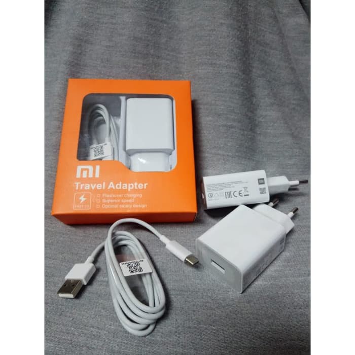 [RO ACC] MDY10EF CHARGER XIAOMI TYPE C QUALCOMM 3.0 FAST CHARGING