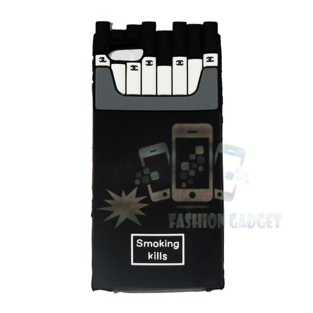 Case Gambar Silikon 3D untuk Iphone 5 / 5G / 5 SE  Casing Iphone Rubber 4D Softcase Rokok Casing