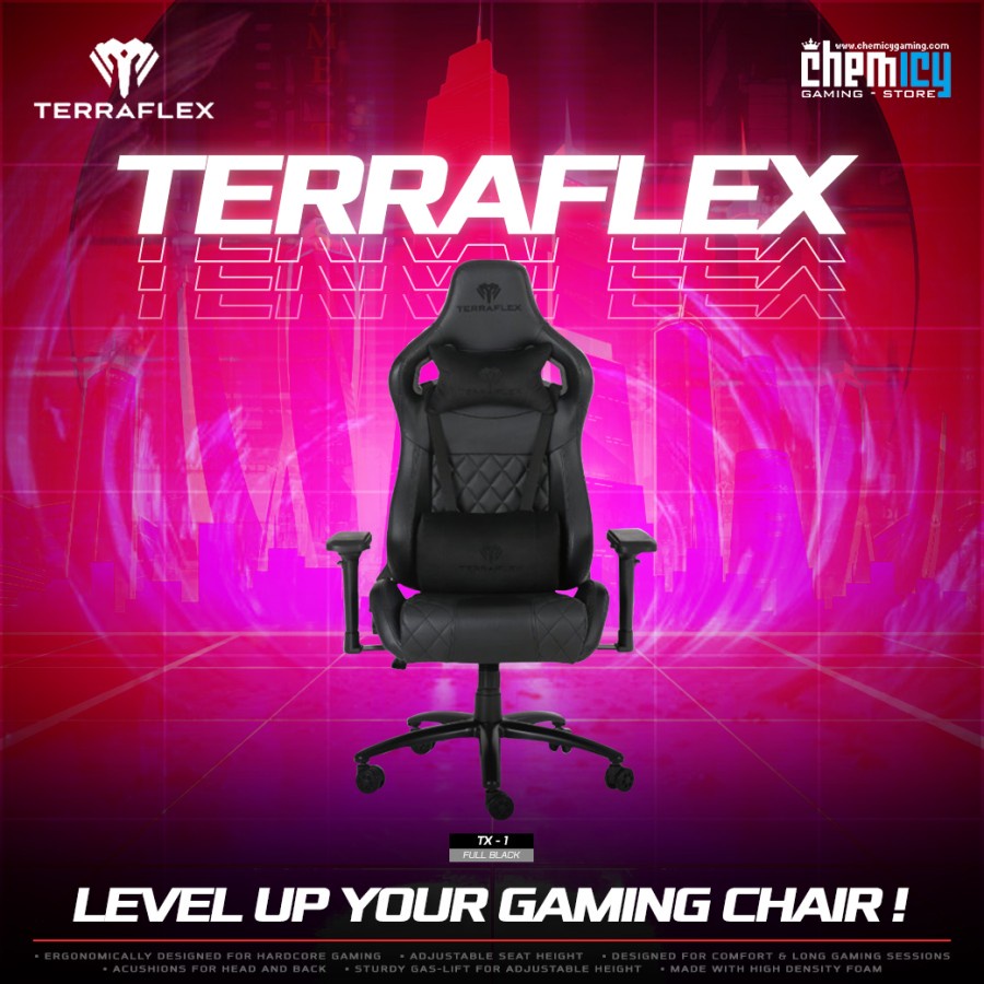 Terraflex TX1 / TX-1 4D Gaming Chair / Kursi Gaming