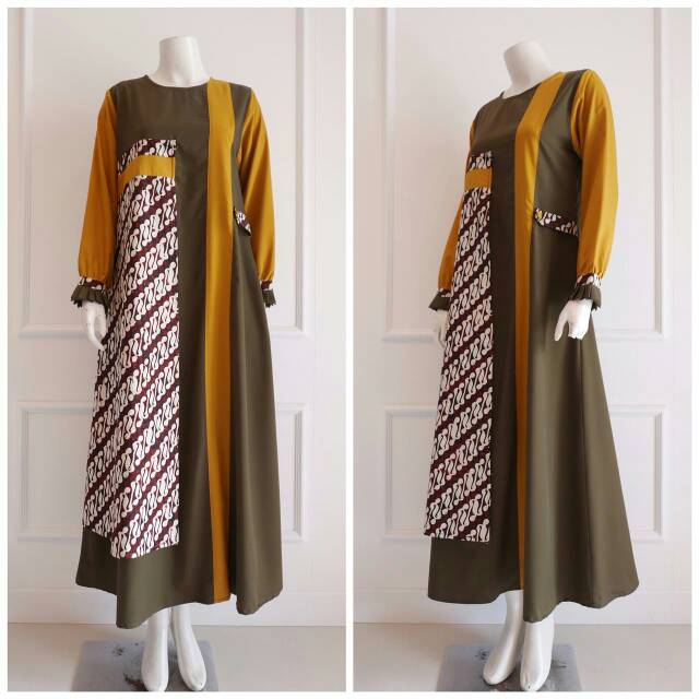 GAMIS KOMBINASI BATIK DISIKO 0RIGINAL.