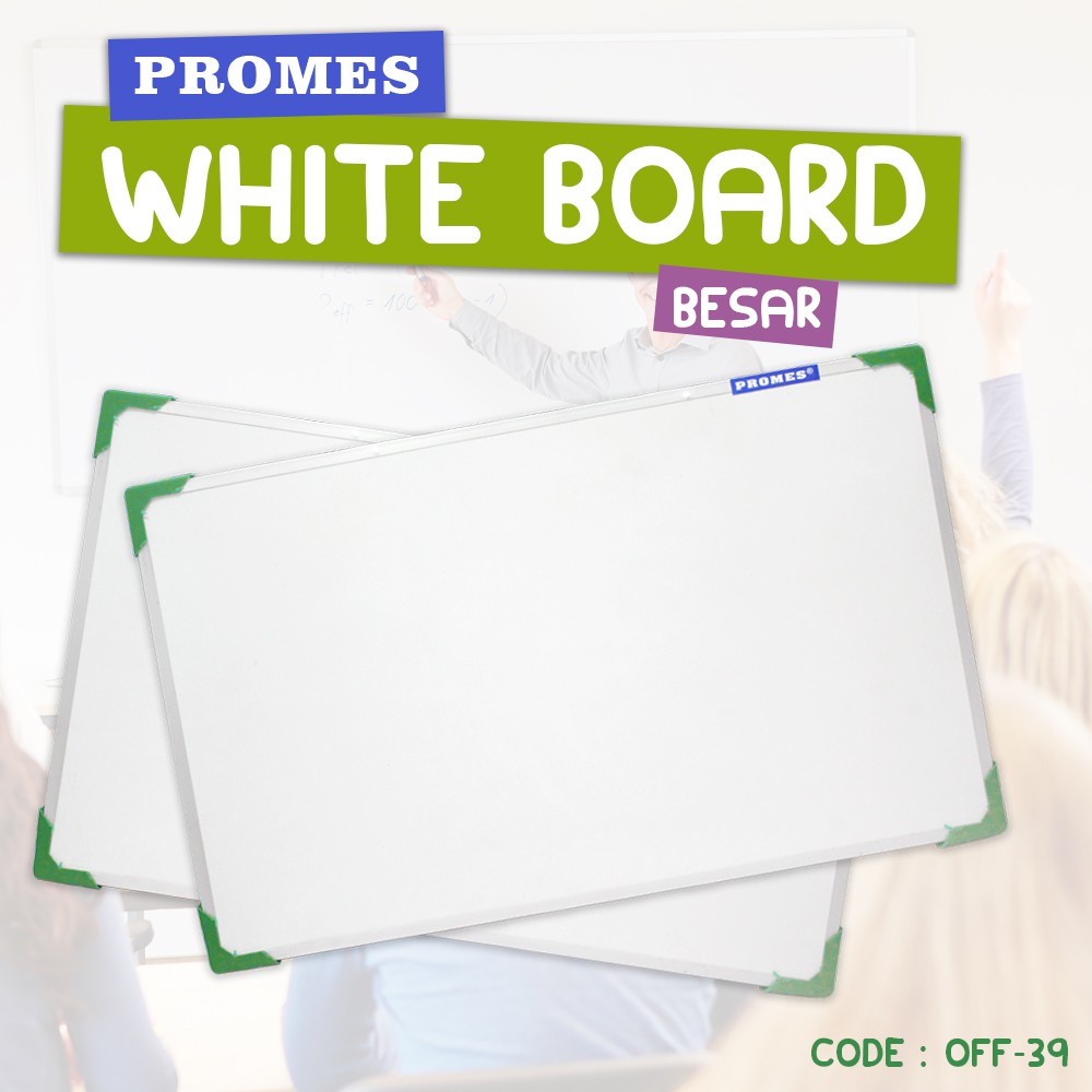 

White Board Besar Papan Tulis Gantung Ukuran 70X50 Cm