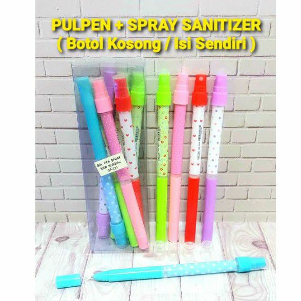 

Pulpen Gel Semprot Sanitizer / Pen Spray Parfum 1pcs