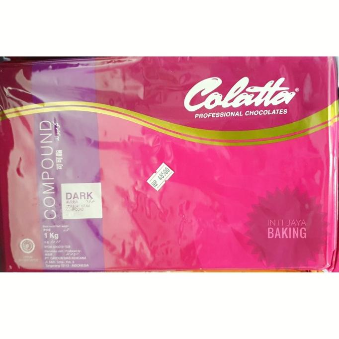 

[COD] Dark chocolate compound 1 kg / cokelat hitam compound colatta [COD]