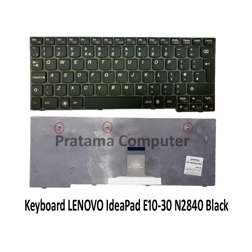 Keyboard LENOVO IdeaPad E10-30 N2840 Black