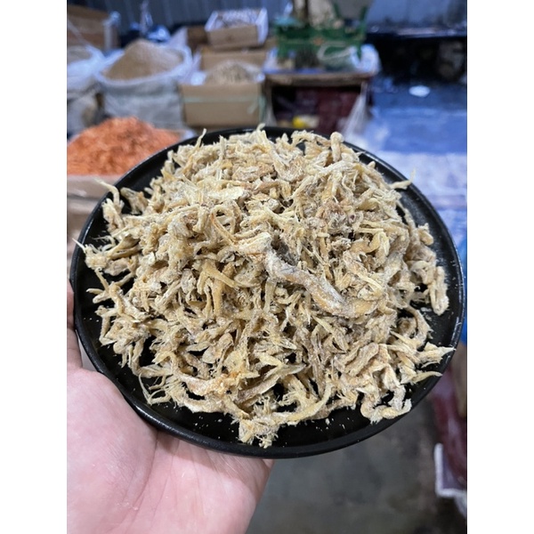 

Ikan Asin jambrong/ jamrong Daging / Teri Daging / Sitting halus
