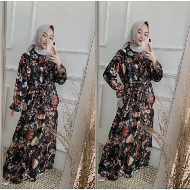 SYFANA MAXI DRESS / HOMEDRESS RAYON / GAMIS RAYON