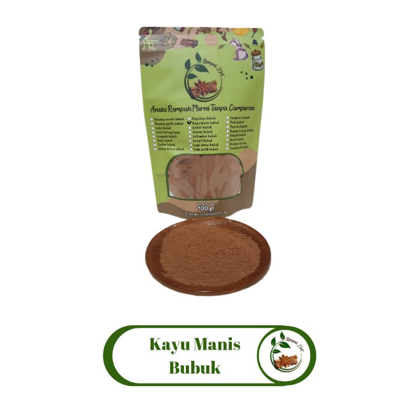 

KAYU MANIS BUBUK MURNI