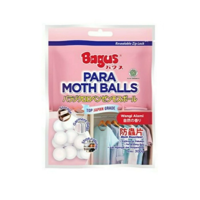 Bagus Para Moth Balls Kamper Penghilang Bau Anti Ngegat 300gr