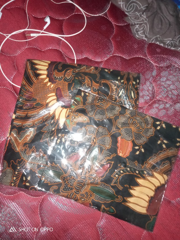 Batik Couple Keluarga Sania Ruffle Ori Ndoro Jowi Kupu Kuning
