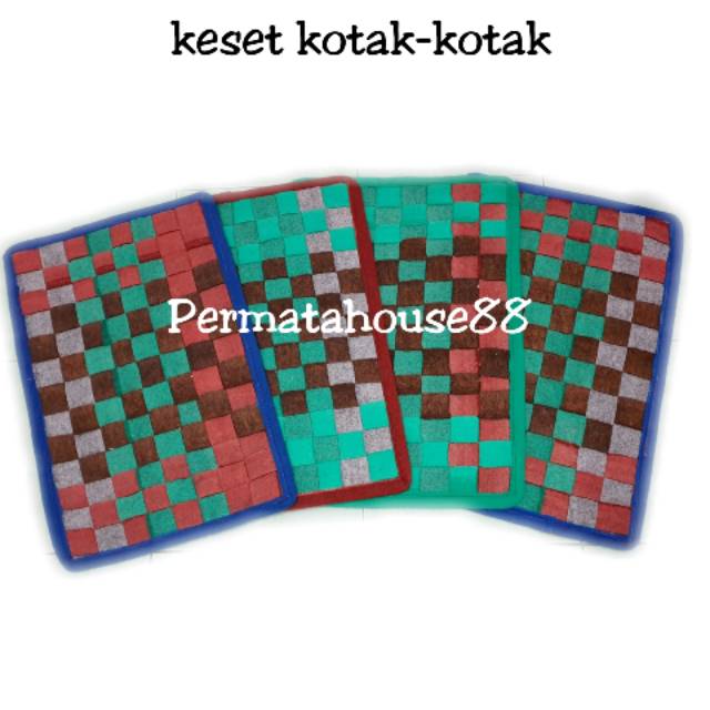 KESET ANYAM KOTAK - KOTAK / KESET KAKI / KESET CATUR