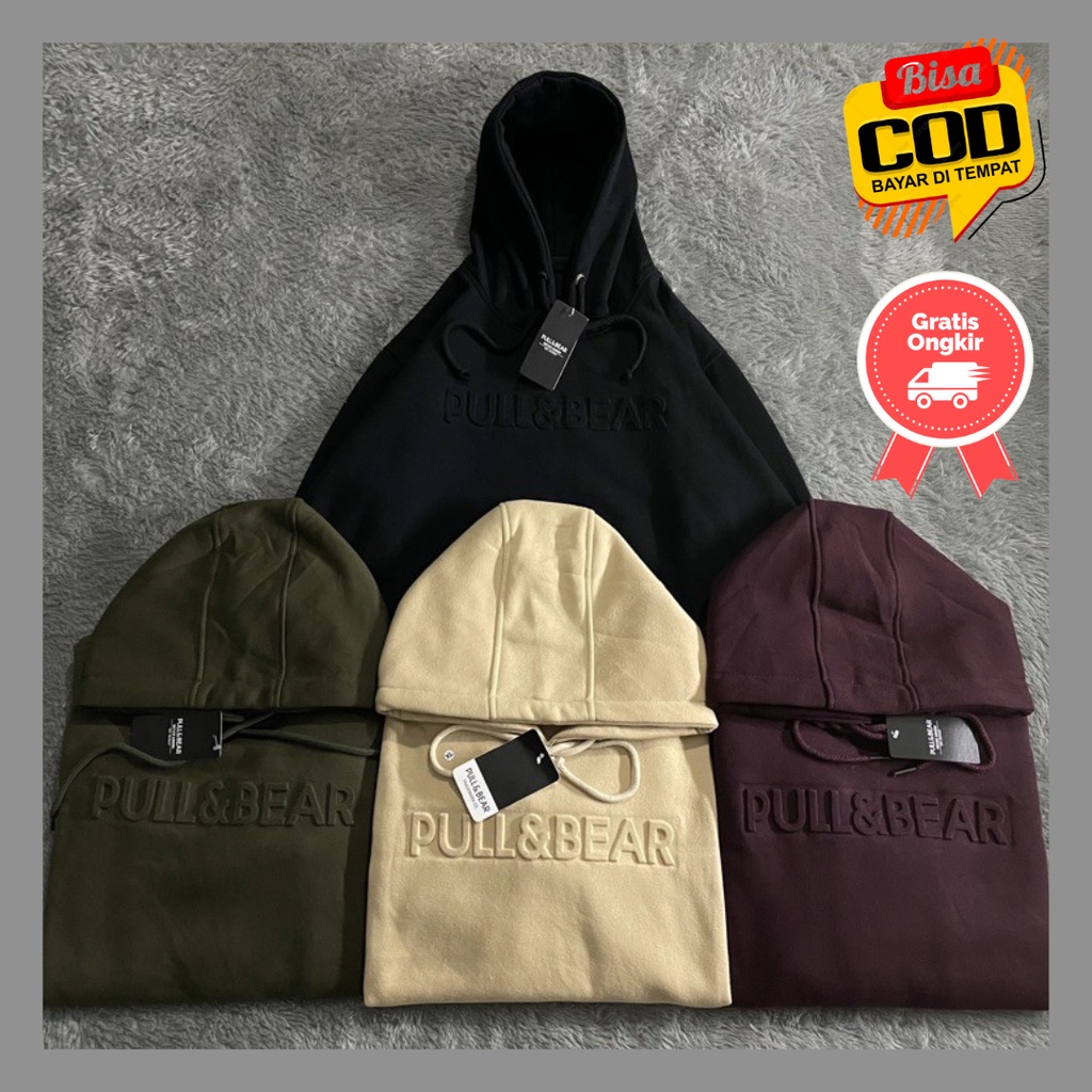 Promo COD Hoodie Pria Wanita Hoodie Cowok / Hoodie Cewek Bahan Premium Tebal Pull&amp;B3ar Sweater Premium/ Sweater pull&amp;B3ar