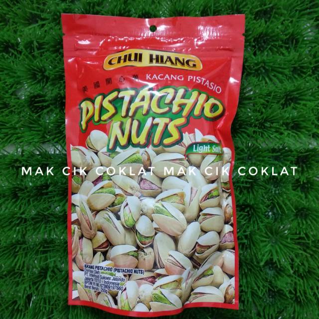 

Chui hiang pistachio nuts 250 gram light salt pistacio