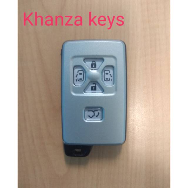 Casing remot smart key toyota alphard vallfire 5 tombol