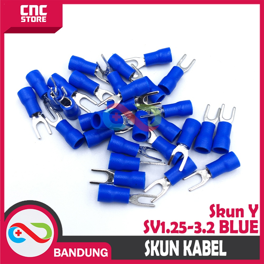 SKUN Y SKUN GARPU CONNECTOR KABEL SV1.25-3.2 BLUE