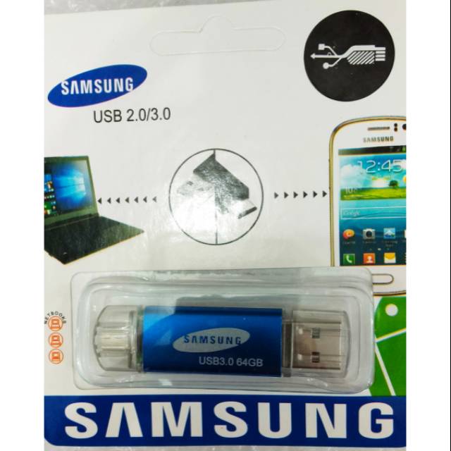 Flashdisk OTG SAMSUNG 64GB TERLARIS!!! TERMURAH!!!