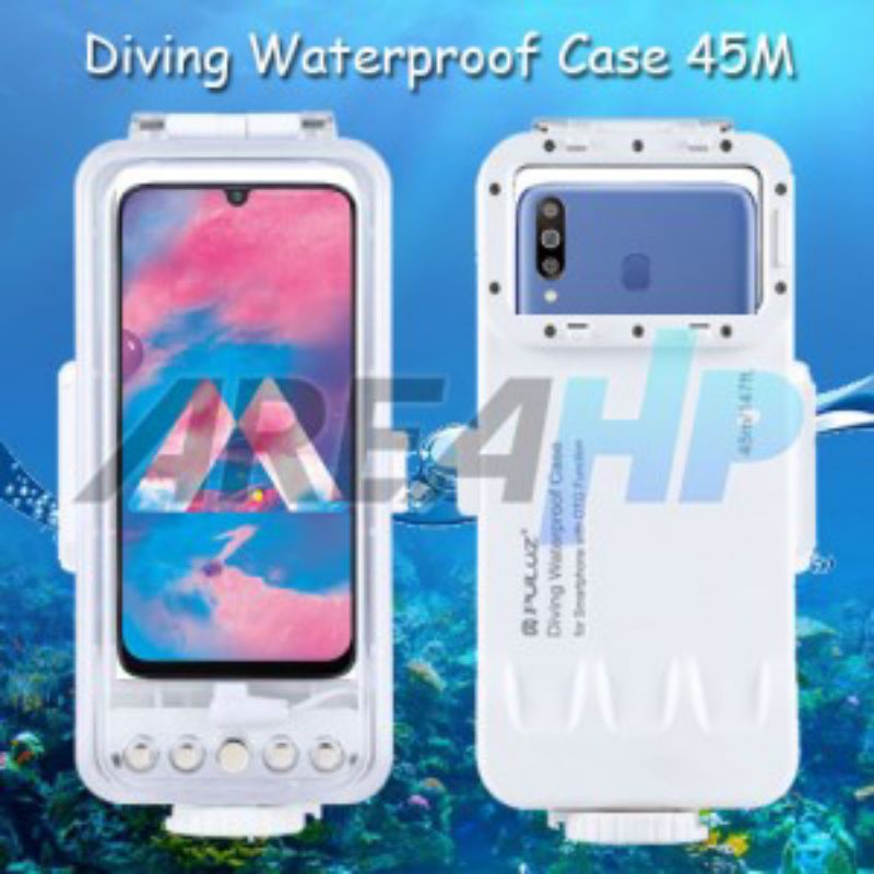 Puluz Diving Waterproof Case Casing Cover 45M Samsung M20,M30,M40