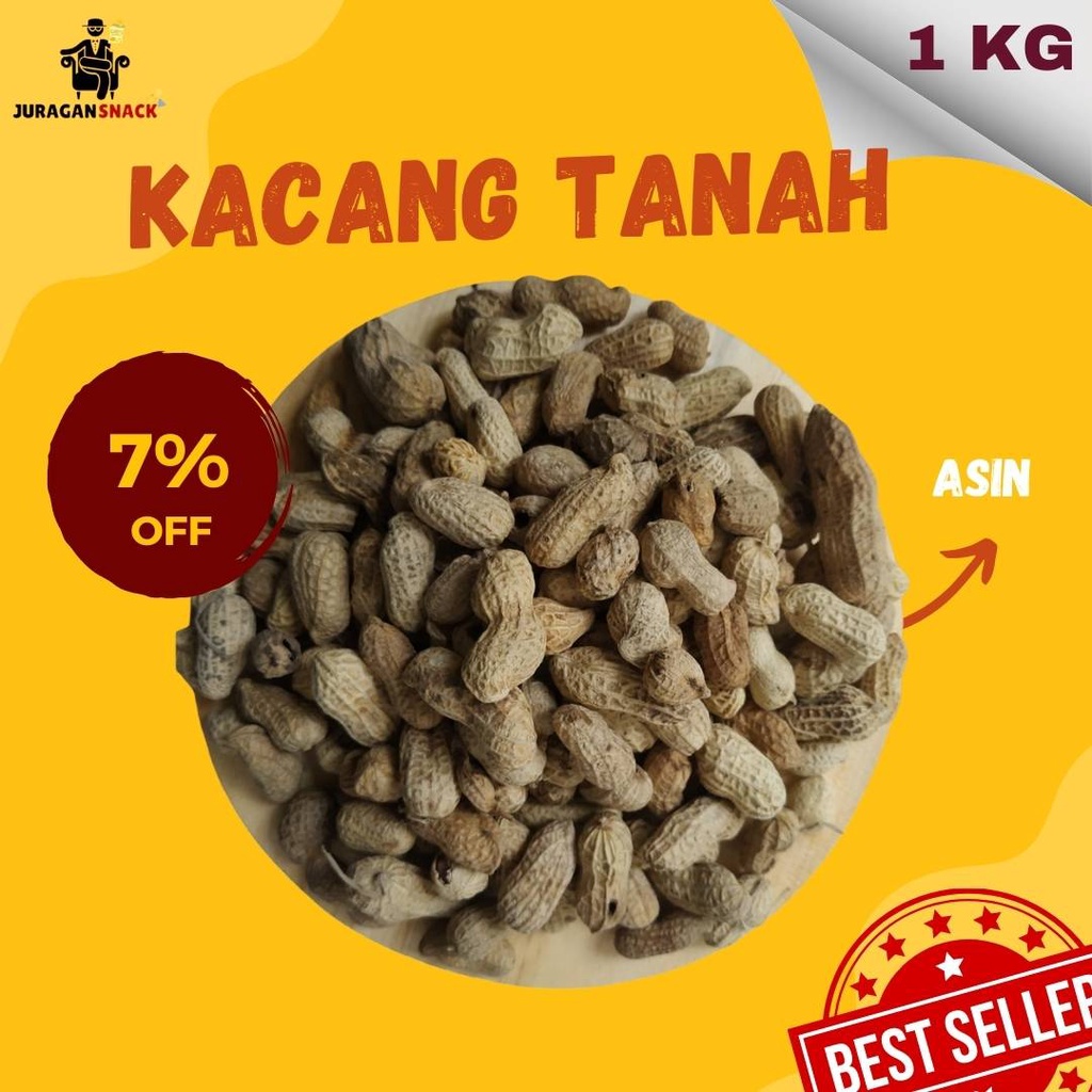 

Kacang asin kulit garing asin enak kualitas super gratis ongkir