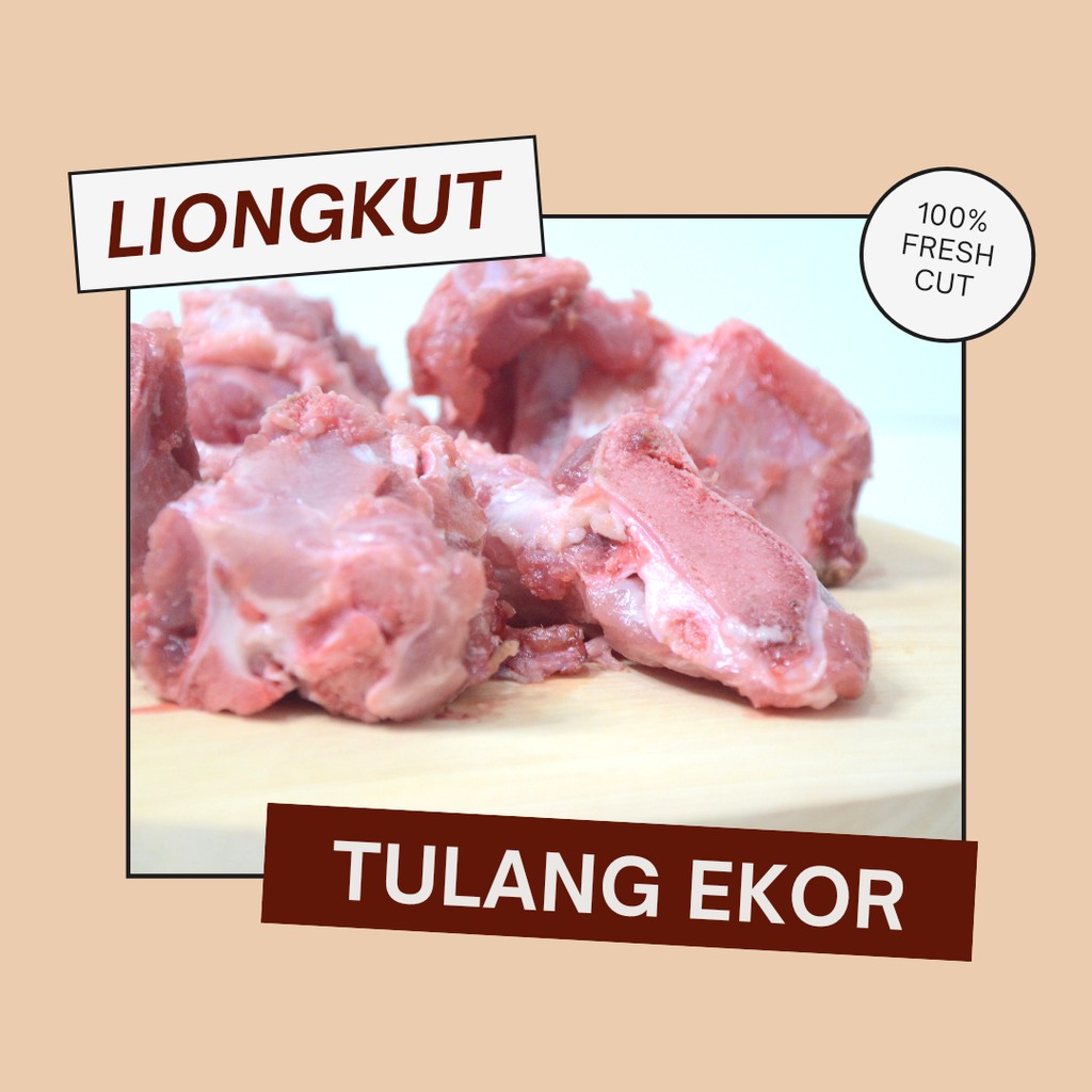 

Tulang Kuah Tulang Ekor Buntut Babi Liongkut 500 gr - Daging Babi Fresh Berkualitas Surabaya