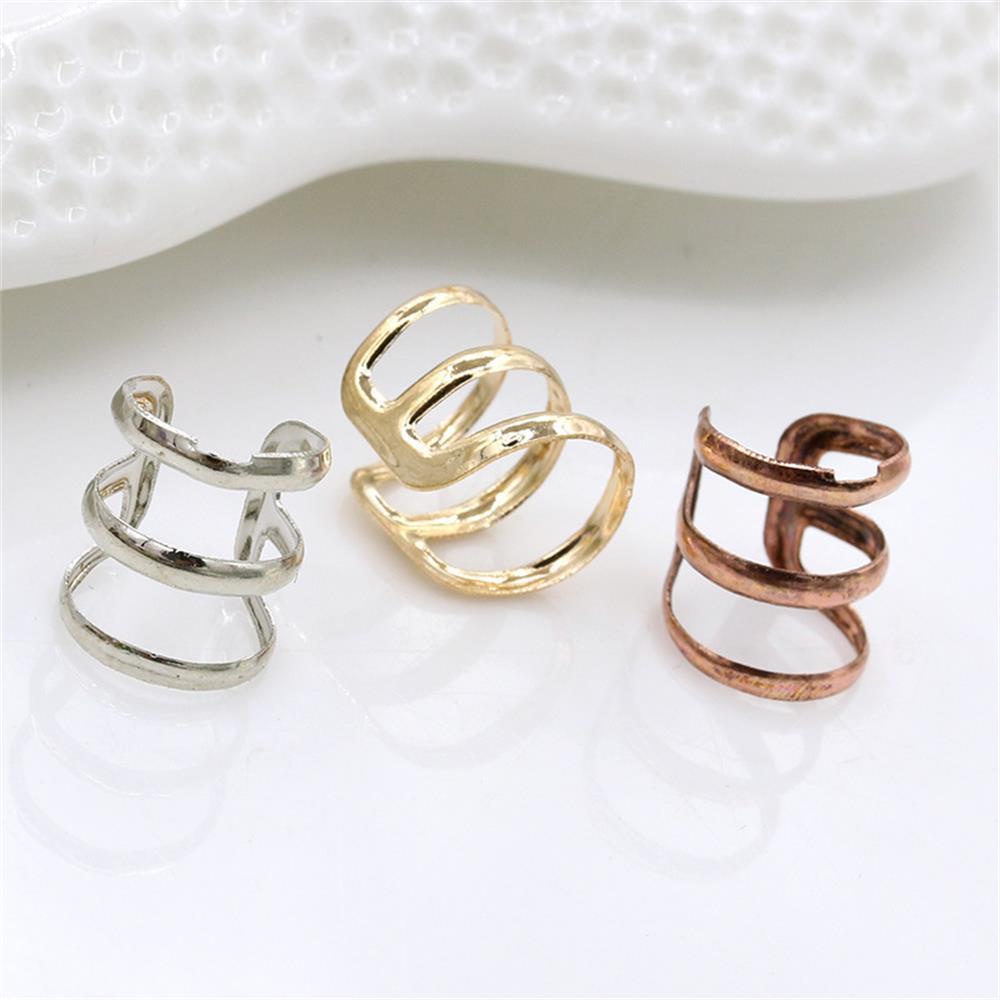 Preva 2PCs Cuff Earrings Aksesoris Pesta Punk Tanpa Tindik
