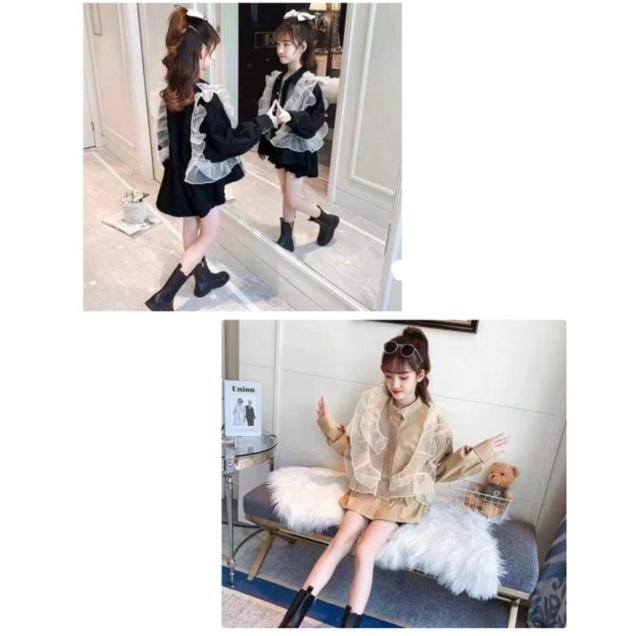 Tunik Kemeja Anak Perempuan Tanggung abg Import Korea Lucu Unik