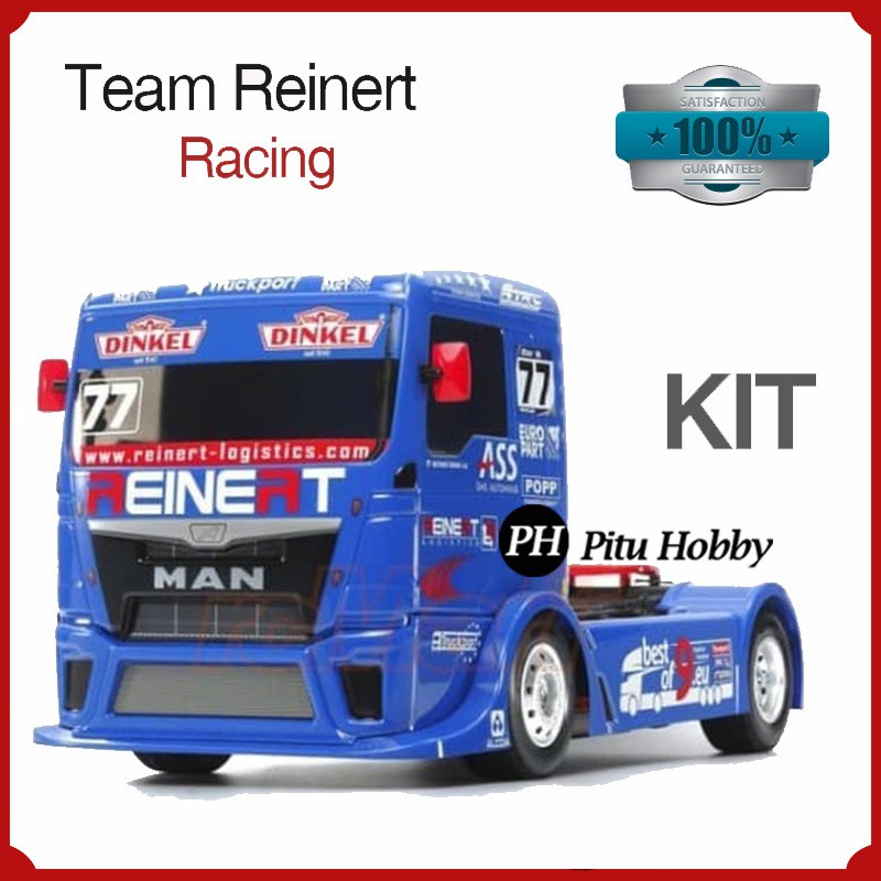 Tamiya Mobil Remot Truk Gandeng Rc Truck Trailer Team Reinert Racing Kit Modifikasi Pitu Hobby Shopee Indonesia