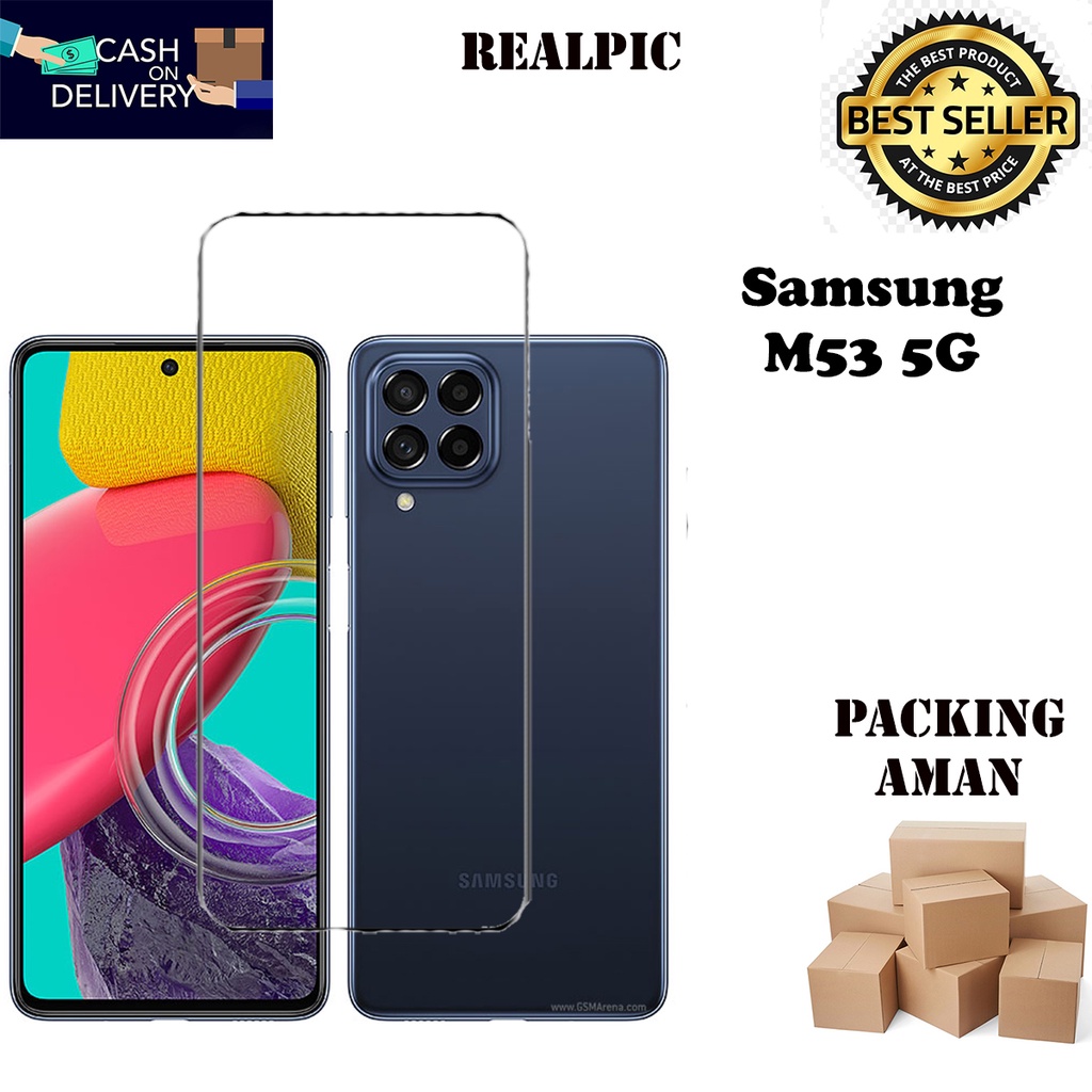 Tempered Glass Screen Protector Anti Gores for Samsung Galaxy M53 5G