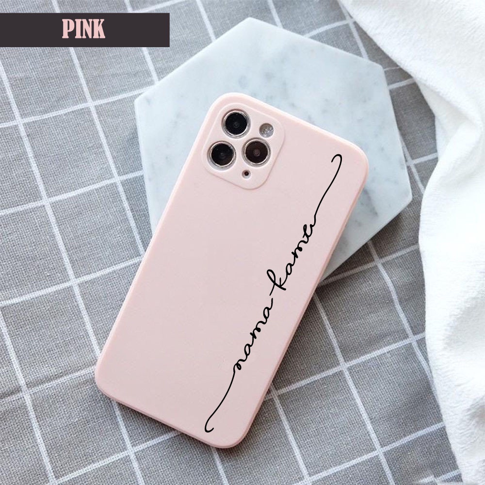 Case  Macaroon Custom Nama + Foto Camera Protech Lucu For Type  Oppo A54 A5s Y50 A53 A9 2020 Reno 5 | Custom Case | Custom Nama | Case Oppo a54 | Case Oppo A15 | Case Oppo A53 | Case Oppo A74 | Case Oppo A92 | Case Oppo A52 | Case Oppo A5s | Case Oppo A3s-5