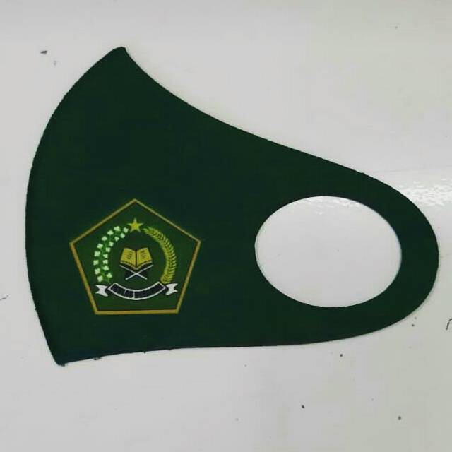 Masker Scuba Anak Mi Madrasah Ibtidaiyah Masker Scuba Logo Sekolah Masker Non Muslim Shopee Indonesia
