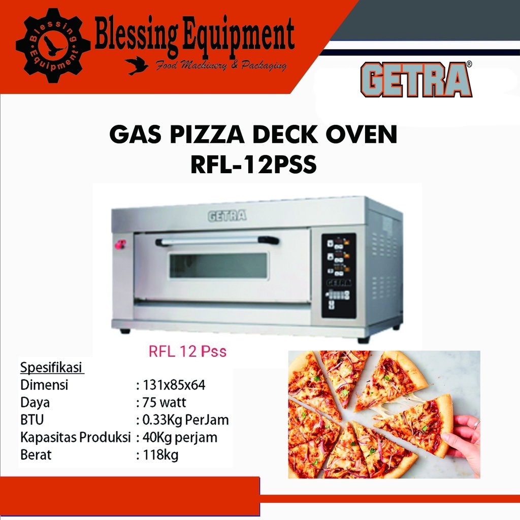 RFL-12PSS GAS PIZZA DECK OVEN GETRA