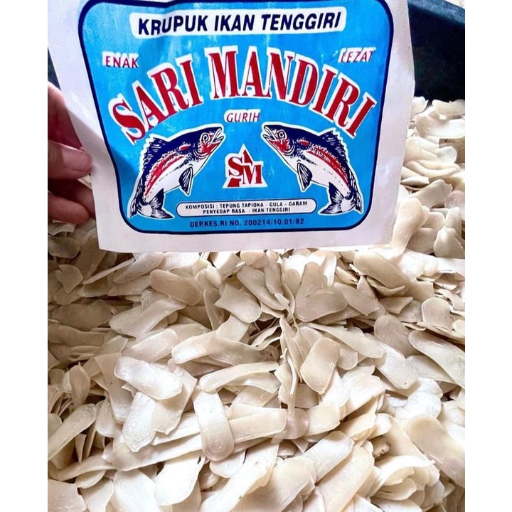 

Kerupuk Lidah Ikan Tenggiri Sari Mandiri Mentah 500Gr Murah