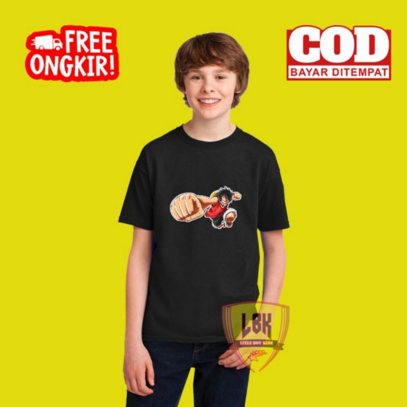 KAOS ANAK ONE PIECE LUFFY / BAJU ANAK ONE PIECE LUFFY / BAJU KAOS ANAK ONE PIECE LUFFY TERBARU